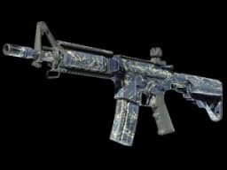 M4A4 | Naval Shred Camo (Well-Worn)
